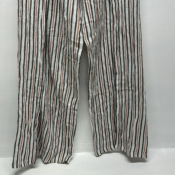 Becca By Rebecca Virtue Getaway Swim Cover Up Pants Pant Striped White Small - Picture 3 of 8